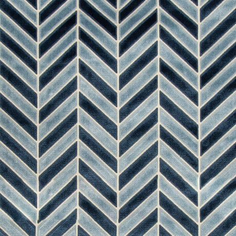 KRAVET COUTURE 34779.5.0 PINNACLE VELVET NAVY Fabric - Eade's Wallpaper