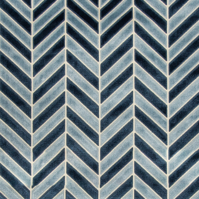 KRAVET COUTURE 34779.5.0 PINNACLE VELVET NAVY Fabric - Eade's Wallpaper