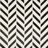 KRAVET COUTURE 34779.81.0 PINNACLE VELVET IVORY/NOIR Fabric - Eade's Wallpaper