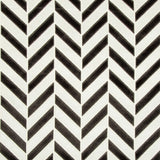 KRAVET COUTURE 34779.81.0 PINNACLE VELVET IVORY/NOIR Fabric - Eade's Wallpaper