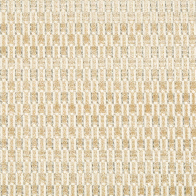 KRAVET COUTURE 34791.16.0 FINISHING TOUCH STONE Fabric - Eade's Wallpaper