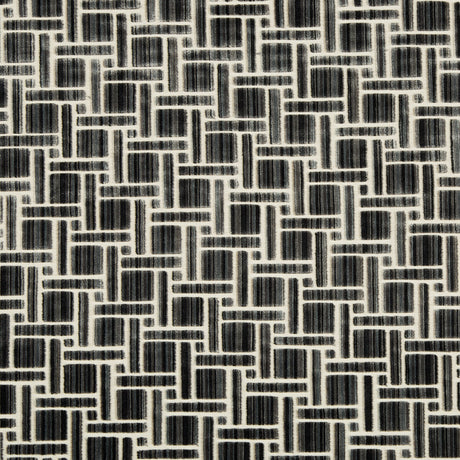 KRAVET COUTURE 34792.21.0 INSIDE TRACKS ANTHRACITE Fabric - Eade's Wallpaper