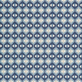 KRAVET COUTURE 34794.5.0 TURNED OUT TILE MARINE Fabric - Eade's Wallpaper