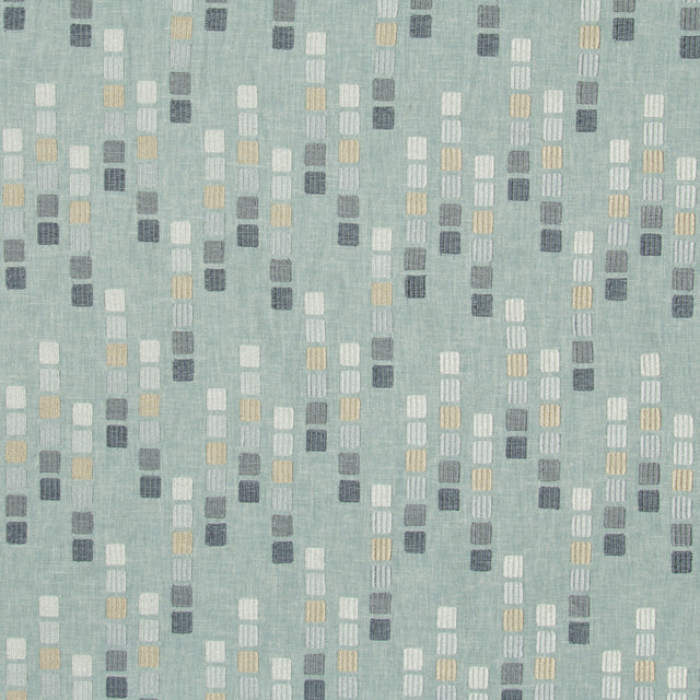 KRAVET BASICS 34848.516.0 SLIPSTREAM SEASPRAY Fabric - Eade's Wallpaper