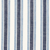 Schumacher Leah Linen Stripe Sail Fabric - Eade's Wallpaper