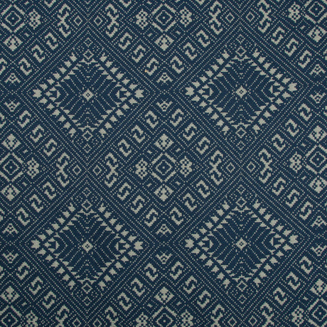 KRAVET DESIGN 34875.50.0 PENANG INDIGO Fabric - Eade's Wallpaper
