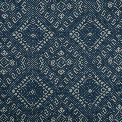 KRAVET DESIGN 34875.50.0 PENANG INDIGO Fabric - Eade's Wallpaper