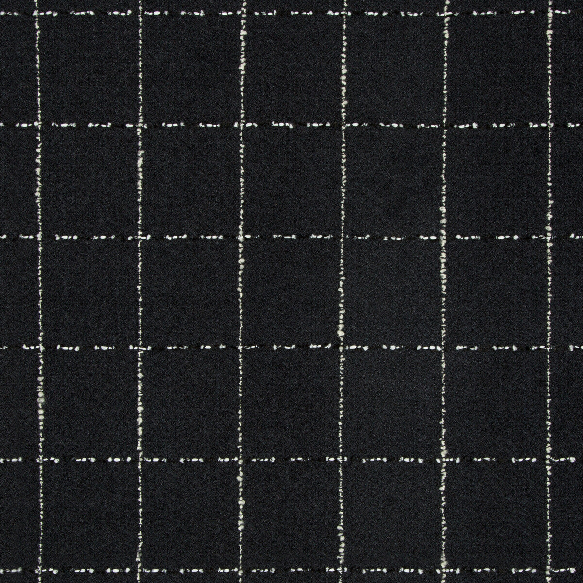 KRAVET COUTURE 34906.8.0 POCKET SQUARE NOIR Fabric - Eade's Wallpaper