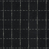KRAVET COUTURE 34906.8.0 POCKET SQUARE NOIR Fabric - Eade's Wallpaper