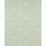 Schumacher Georgia Linen Embroidery Aqua Fabric