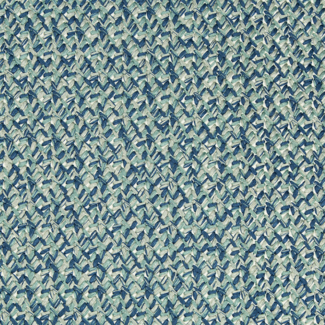 KRAVET COUTURE 34921.523.0 LACING PEACOCK Fabric - Eade's Wallpaper