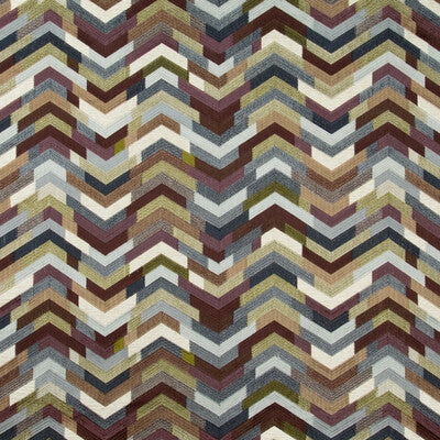 KRAVET COUTURE 34930.510.0 CATWALK PLUM/STEEL Fabric - Eade's Wallpaper