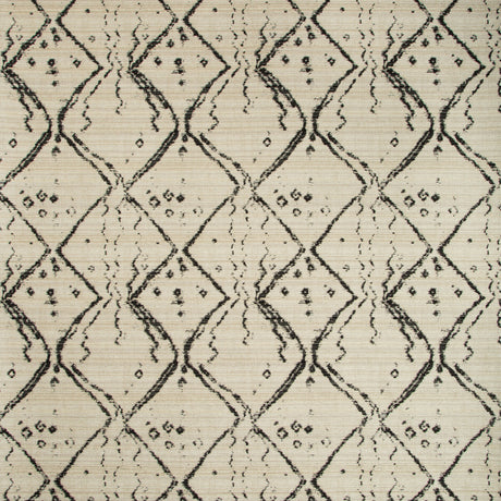 KRAVET DESIGN 34948.81.0 GLOBE TROT NERO Fabric - Eade's Wallpaper
