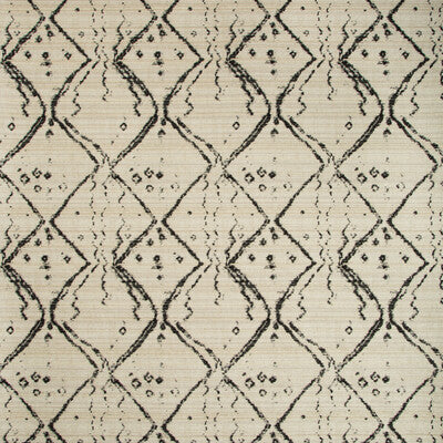 KRAVET DESIGN 34948.81.0 GLOBE TROT NERO Fabric - Eade's Wallpaper