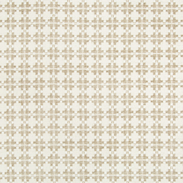 KRAVET COUTURE 34962.16.0 BACK IN STYLE TAUPE Fabric - Eade's Wallpaper