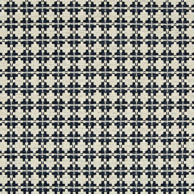 KRAVET COUTURE 34962.50.0 BACK IN STYLE NAVY Fabric - Eade's Wallpaper