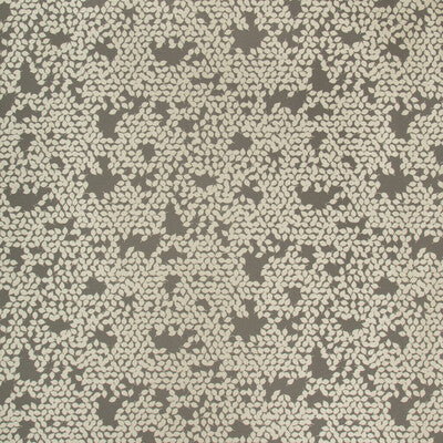 KRAVET CONTRACT 35091.11.0 DANCING LEAVES MOONLIGHT Fabric - Eade's Wallpaper