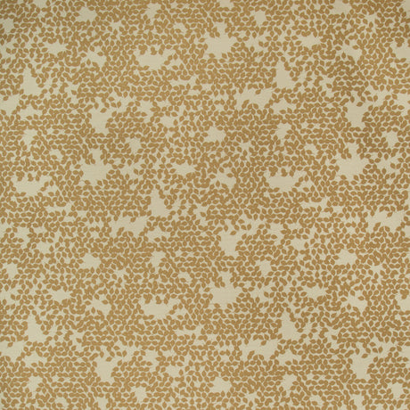 KRAVET CONTRACT 35091.4.0 DANCING LEAVES GOLD Fabric - Eade's Wallpaper