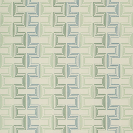 KRAVET CONTRACT 35095.513.0 ENROUTE SEA GREEN Fabric - Eade's Wallpaper
