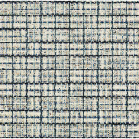 KRAVET COUTURE 35188.1516.0 WENTHWORTH CHECK MARINE Fabric - Eade's Wallpaper