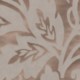 Eijffinger 352013 Velma Rose Gold Flocked Paisley Wallpaper