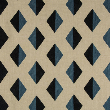 KRAVET DESIGN 35389.516.0 BARROCO BOUCLE DENIM Fabric - Eade's Wallpaper