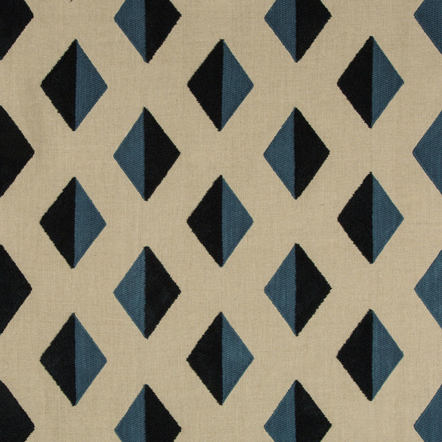 KRAVET DESIGN 35389.516.0 BARROCO BOUCLE DENIM Fabric - Eade's Wallpaper