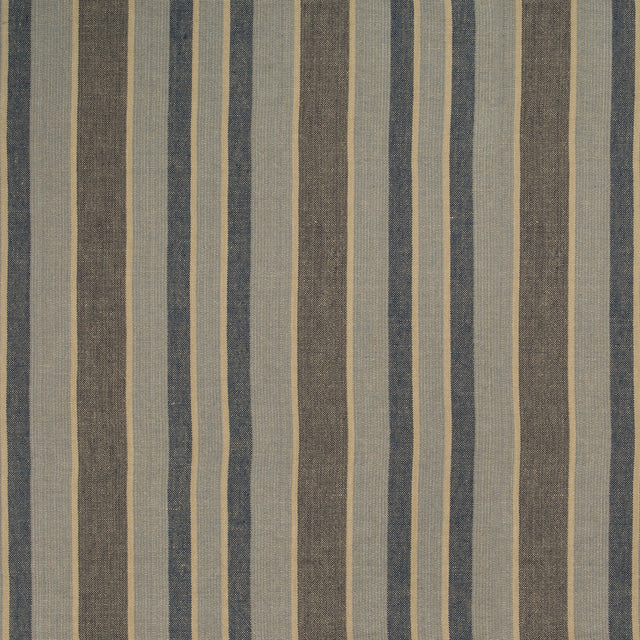 KRAVET DESIGN 35399.516.0 BONDI STRIPE DENIM Fabric - Eade's Wallpaper