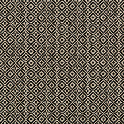 KRAVET DESIGN 35403.816.0 ATTRIBUTE GRID NERO Fabric - Eade's Wallpaper