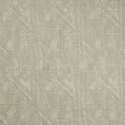 KRAVET COUTURE 35416.11.0 BAMBOO STITCH PLATINUM Fabric - Eade's Wallpaper