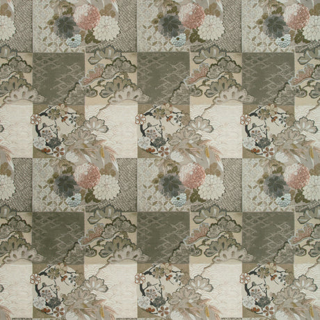 KRAVET COUTURE 35439.1711.0 OSODE STONE/BLUSH Fabric - Eade's Wallpaper