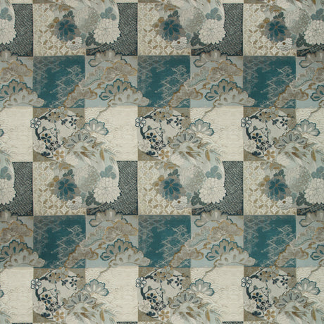 KRAVET COUTURE 35439.511.0 OSODE SEA Fabric - Eade's Wallpaper