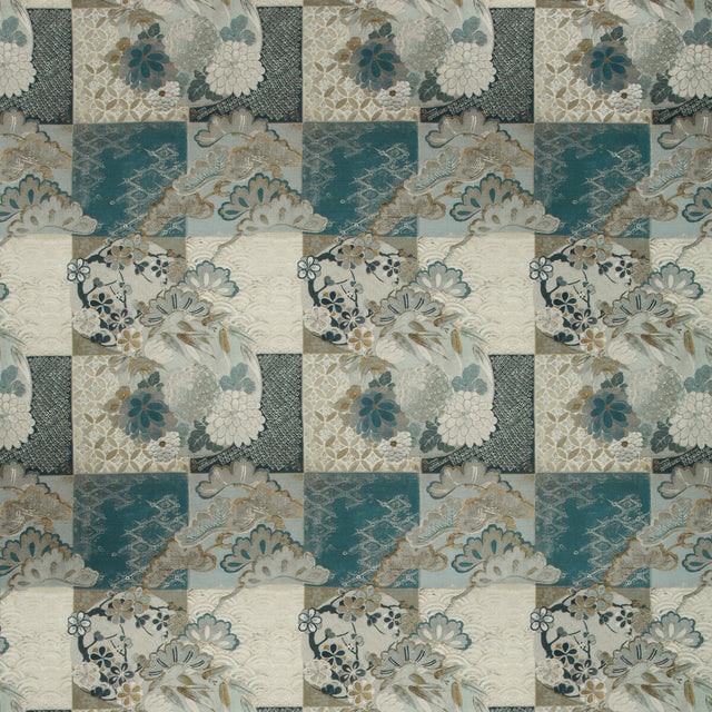 KRAVET COUTURE 35439.511.0 OSODE SEA Fabric - Eade's Wallpaper