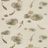 KRAVET COUTURE 35460.11.0 LOTUS POND LIMESTONE Fabric - Eade's Wallpaper
