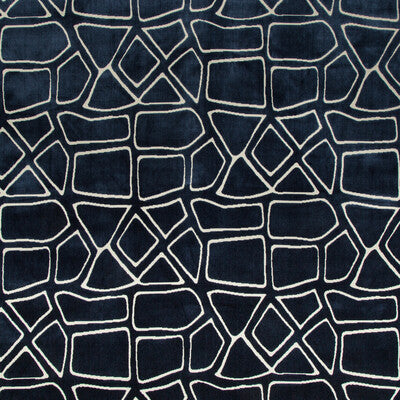 KRAVET DESIGN 35508.5.0 MURAL VELVET OCEANA Fabric - Eade's Wallpaper