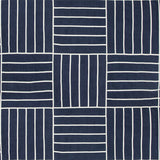 KRAVET DESIGN 35510.51.0 LOCAL GRID INDIGO Fabric - Eade's Wallpaper