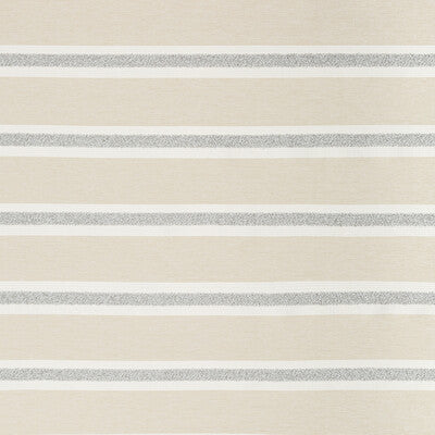 KRAVET COUTURE 35539.1611.0 KNOW THE ROPES PLATINUM Fabric - Eade's Wallpaper