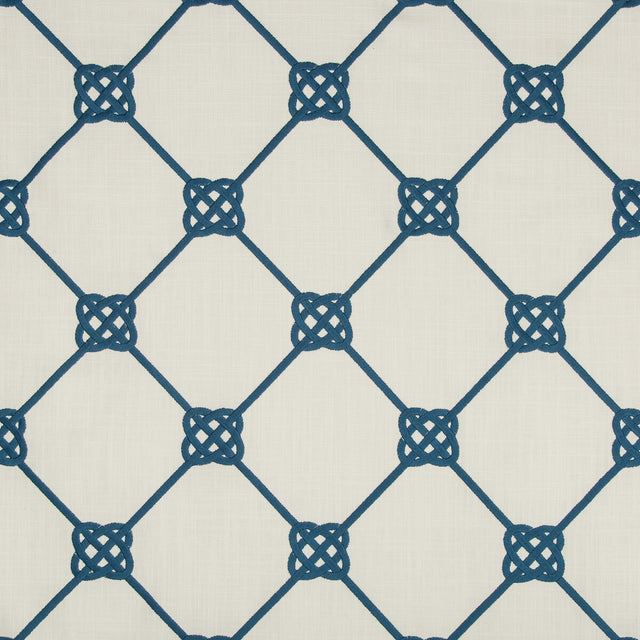 KRAVET BASICS 35540.5.0 KNOTBRIDGE MARINE Fabric - Eade's Wallpaper
