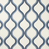 KRAVET COUTURE 35553.5.0 WANDERING ROYAL Fabric - Eade's Wallpaper
