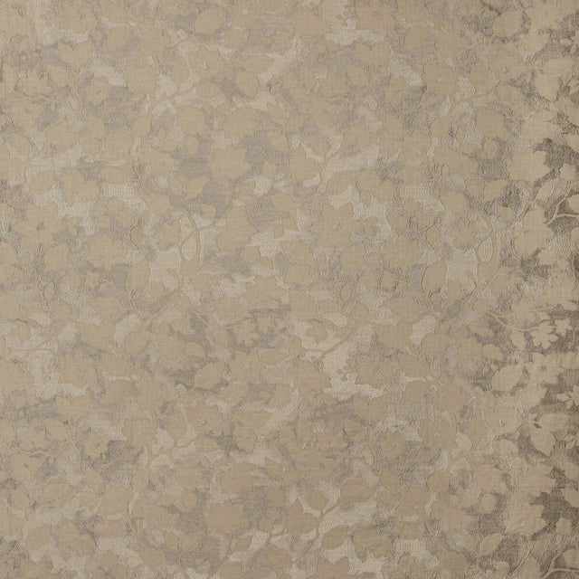 KRAVET COUTURE 35554.16.0 LES FLEURS PLATINUM Fabric - Eade's Wallpaper