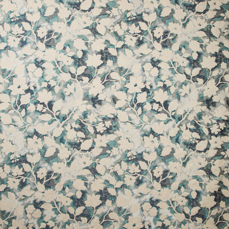 KRAVET COUTURE 35554.35.0 LES FLEURS TEAL Fabric - Eade's Wallpaper