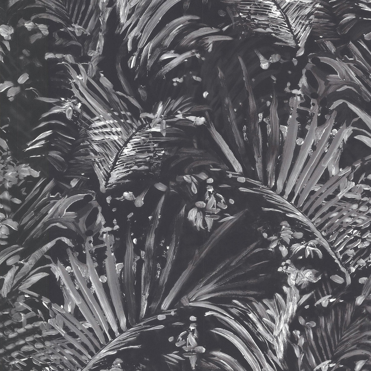 Eiffinger 356071 Adopsis Black Botanical Wallpaper