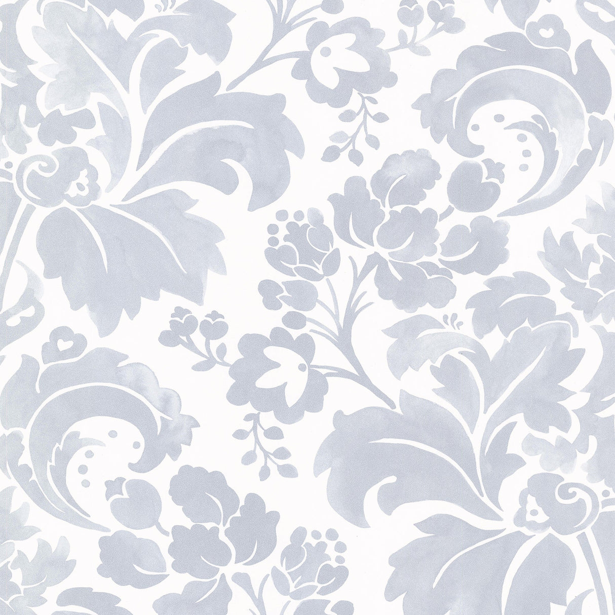 Eiffinger 356100 Perigee Blue Damask Wallpaper