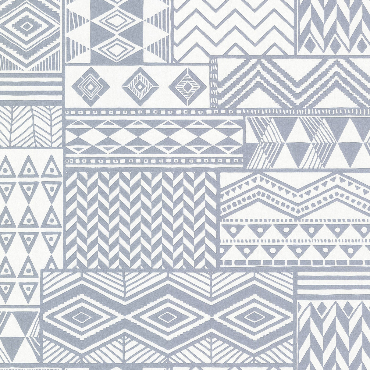 Eiffinger 356120 Terrestrial Blue Geometric Wallpaper