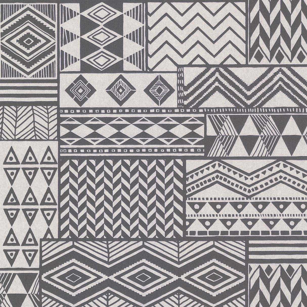 Eiffinger 356122 Terrestrial Black Geometric Wallpaper