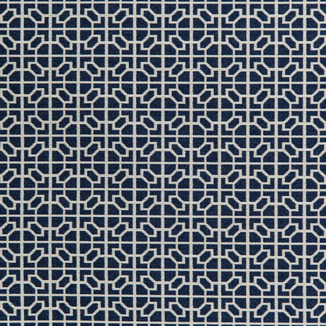 KRAVET DESIGN 35820.50.0 RAIA NAVY Fabric - Eade's Wallpaper