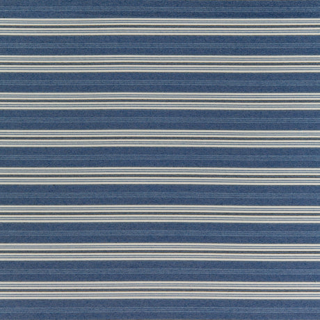KRAVET DESIGN 35827.50.0 HULL STRIPE MARINE Fabric - Eade's Wallpaper