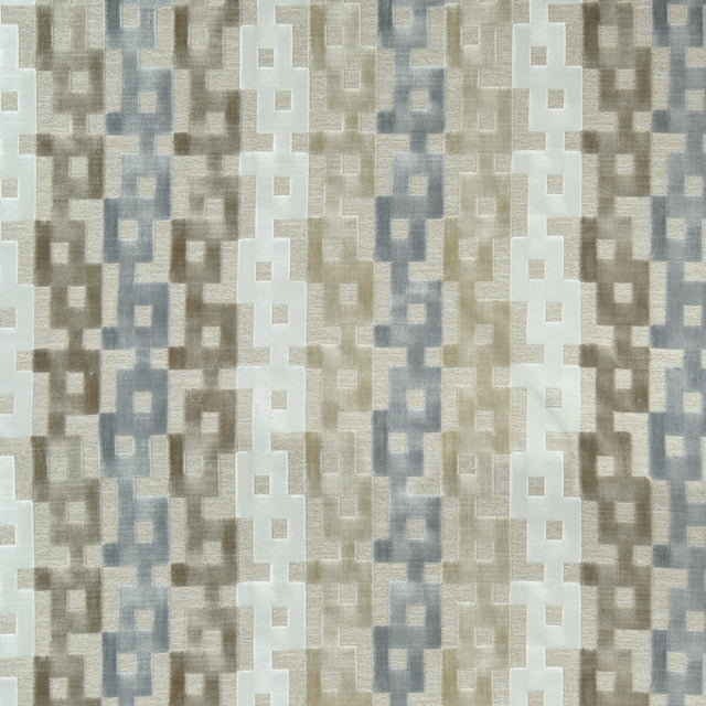 KRAVET COUTURE 35856.1611.0 CHAIN VELVET NATURAL Fabric - Eade's Wallpaper