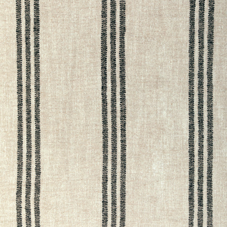 KRAVET COUTURE 35860.816.0 KARPHI STRIPE CHARCOAL Fabric - Eade's Wallpaper