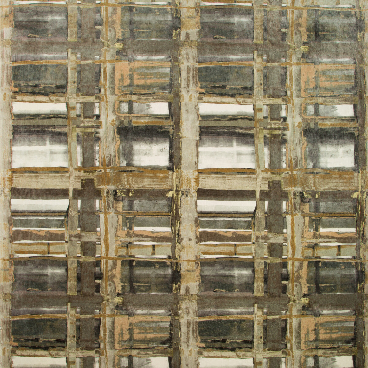 KRAVET COUTURE 35896.411.0 BOLD STROKES HAZEL Fabric - Eade's Wallpaper